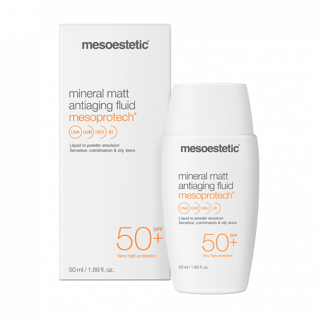 Mesoprotech mineral matt antiaging fluid 50+ SPF